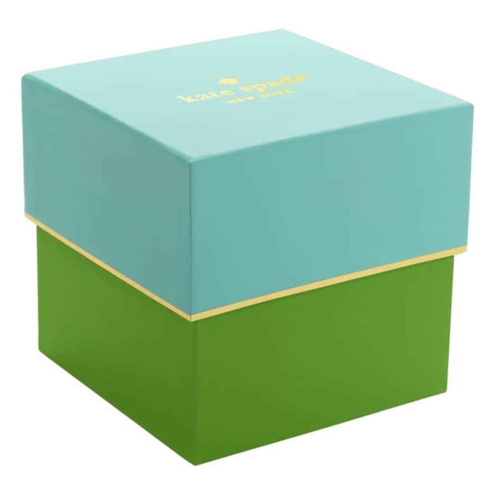 Kate Spade New Metro Leather Strap Watch Champagne at Midnight NWT - Picture 2 of 8